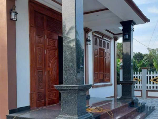 THI CÔNG ỐP ĐÁ HOA CƯƠNG MẶT TIỀN CÔNG TRÌNH