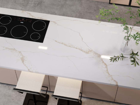 THI CÔNG ỐP ĐÁ HOA CƯƠNG CHO BẾP ĂN ĐĂK LĂK