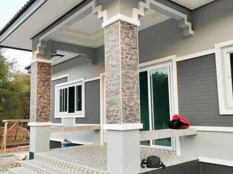 THI CÔNG ỐP ĐÁ HOA CƯƠNG MẶT TIỀN CÔNG TRÌNH