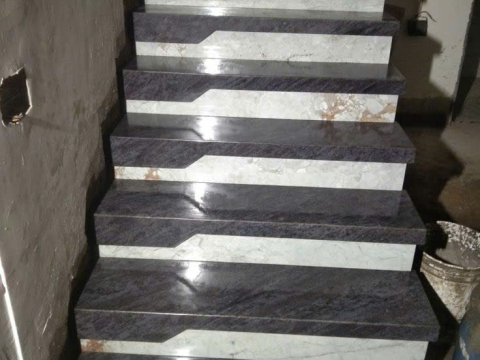 THI CÔNG CẦU THANG ỐP ĐÁ HOA CƯƠNG SANG TRỌNG ĐĂK LĂK