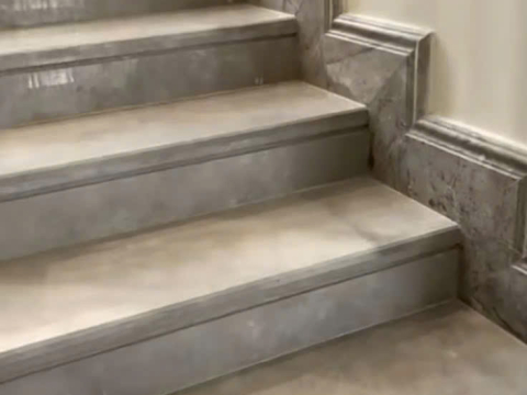 THI CÔNG CẦU THANG ỐP ĐÁ HOA CƯƠNG ĐĂK LĂK