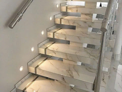 THI CÔNG CẦU THANG ỐP ĐÁ HOA CƯƠNG ĐĂK LĂK